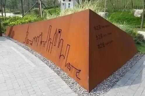 江南耐候钢挡土墙